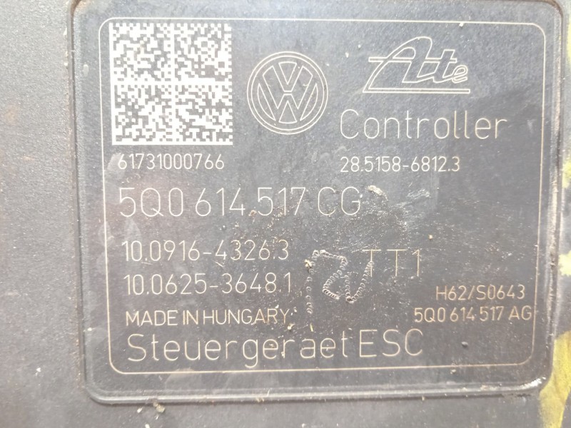 Recambio de abs para volkswagen golf vii lim. (bq1) advance referencia OEM IAM 5Q0614517CG 28515868123 10022009984