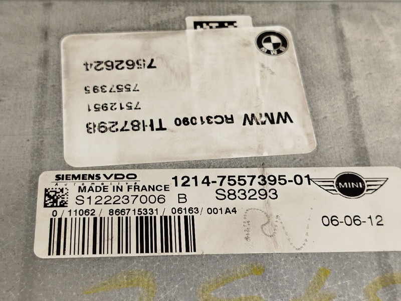 Recambio de centralita motor uce para mini mini (r50, r53) cooper referencia OEM IAM 12147557395  S122237006B