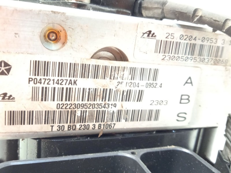 Recambio de abs para chrysler voyager iv (rg, rs) 3.3 awd referencia OEM IAM P04721427AK 25020409533 25020409524