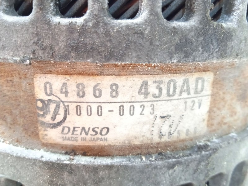 Recambio de alternador para chrysler voyager iv (rg, rs) 3.3 awd referencia OEM IAM 04868430AD K04868430AD 