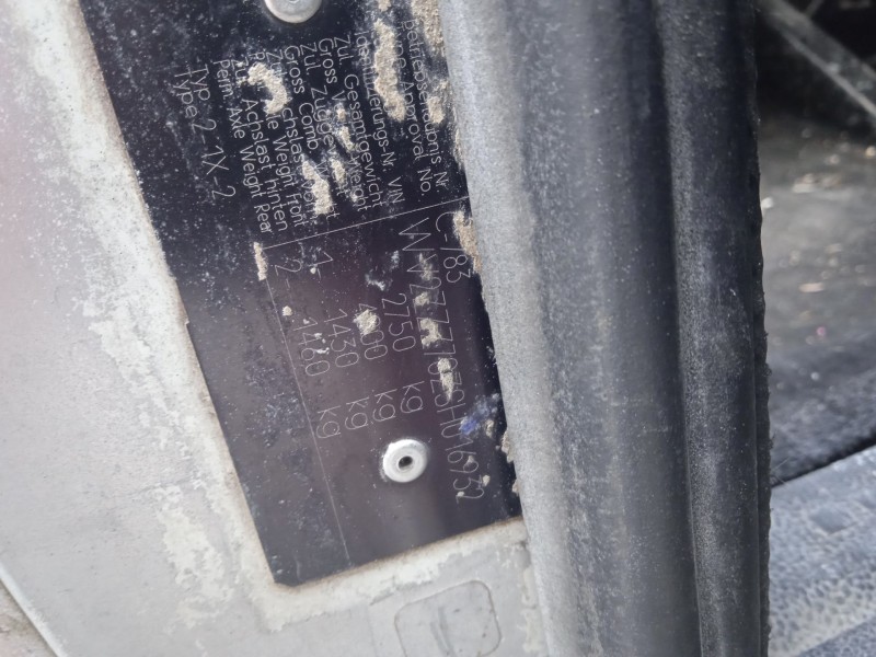 volkswagen transporter t4 furgoneta (70a, 70h, 7da, 7dh) del año 1994