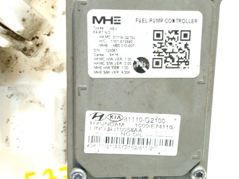 Recambio de bomba combustible para hyundai ioniq (ae) 1.6 gdi hybrid referencia OEM IAM 81110G2100 31120G2100 1000E74110