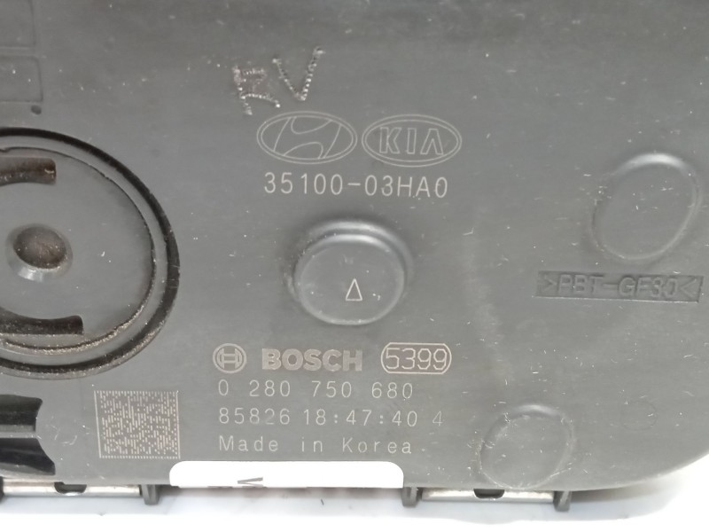 Recambio de caja mariposa para hyundai ioniq (ae) 1.6 gdi hybrid referencia OEM IAM 3510003HA0  0280750680