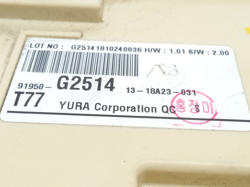 Recambio de caja reles / fusibles para hyundai ioniq (ae) 1.6 gdi hybrid referencia OEM IAM 91950G2514  