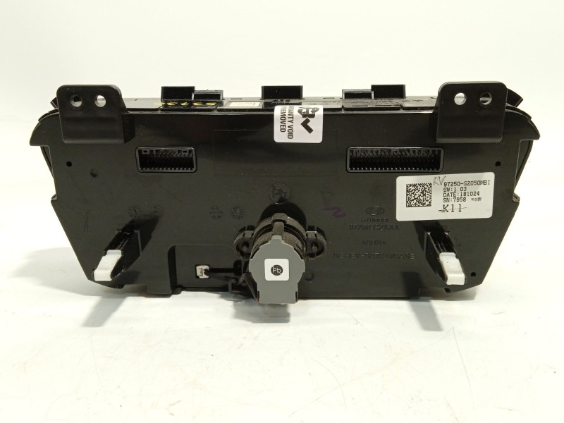 Recambio de mando climatizador para hyundai ioniq (ae) 1.6 gdi hybrid referencia OEM IAM 97250G2050 97250G2050MBI 