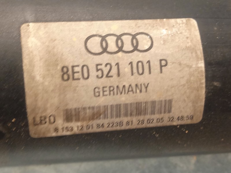 Recambio de transmision central para audi a4 b7 avant (8ed) 3.2 fsi referencia OEM IAM 8E0521101P  