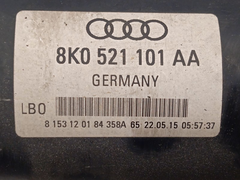 Recambio de transmision central para audi a4 b8 avant (8k5) 3.0 tdi quattro referencia OEM IAM 8K0521101AA  