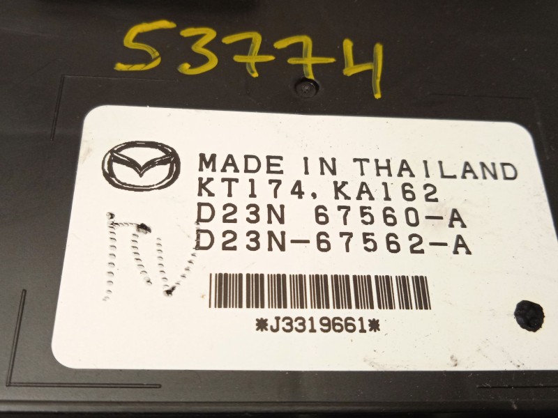 Recambio de modulo electronico para mazda cx-3 (dk) 2.0 skyactiv-g referencia OEM IAM D23N67560A  D23N67562A