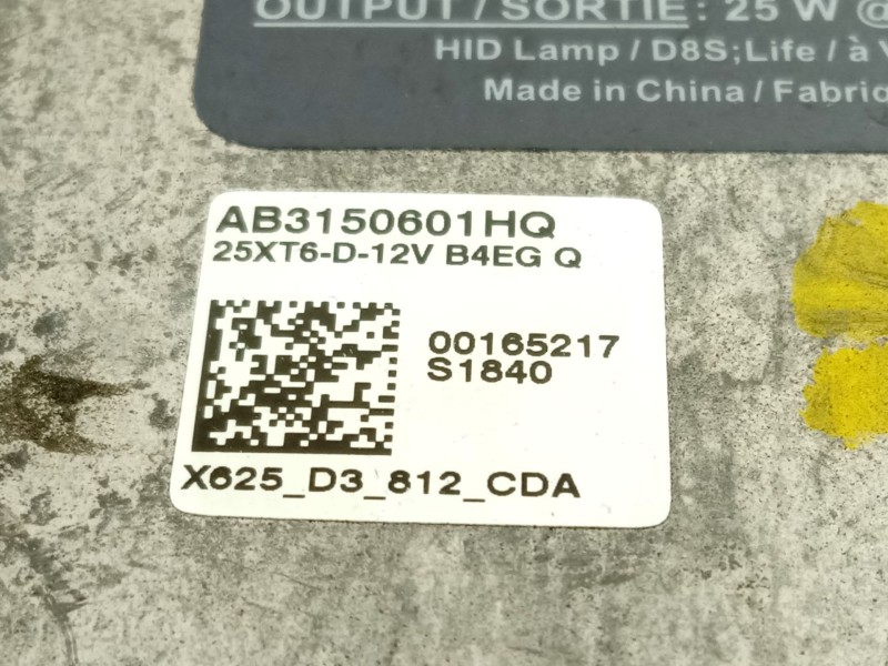 Recambio de centralita faro xenon derecho para hyundai ioniq (ae) 1.6 gdi hybrid referencia OEM IAM AB3150601HQ 92190F2400 