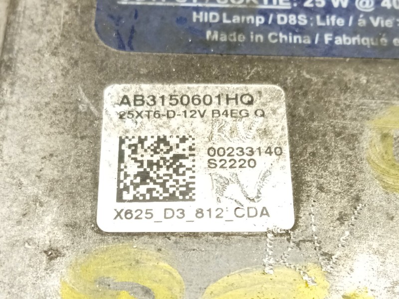 Recambio de centralita faro xenon izquierdo para hyundai ioniq (ae) 1.6 gdi hybrid referencia OEM IAM AB3150601HQ 92190F2400 