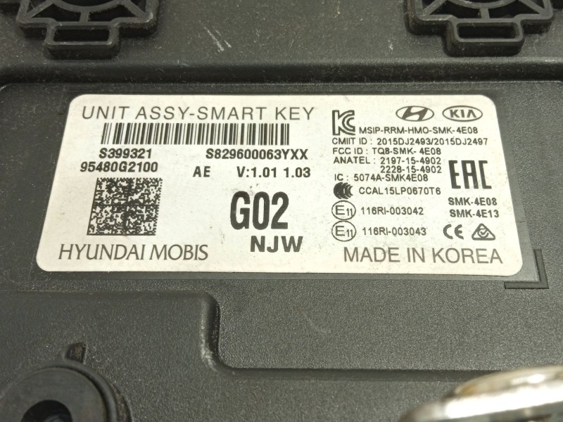 Recambio de modulo electronico para hyundai ioniq (ae) 1.6 gdi hybrid referencia OEM IAM 95480G2100  