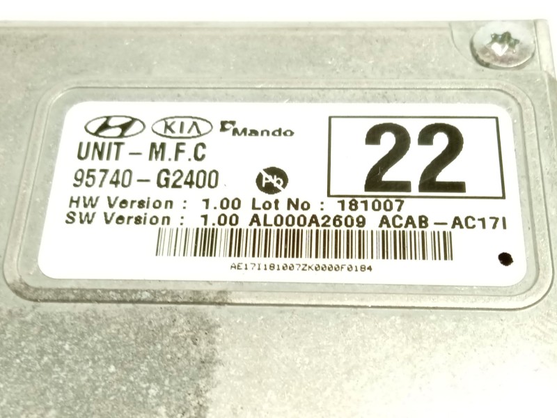 Recambio de modulo electronico para hyundai ioniq (ae) 1.6 gdi hybrid referencia OEM IAM 95740G2400  