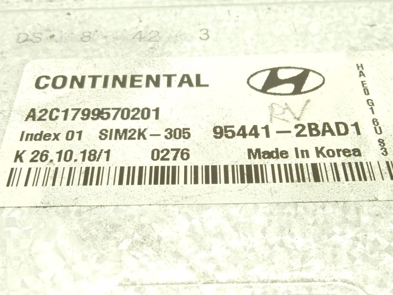 Recambio de centralita cambio automatico para hyundai ioniq (ae) 1.6 gdi hybrid referencia OEM IAM 954412BAD1  A2C17995702