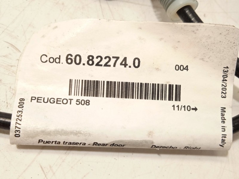 Recambio de elevalunas trasero derecho para peugeot 508 sw i (8e_) 2.0 hdi referencia OEM IAM 60822740  