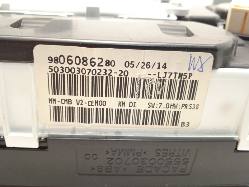 Recambio de cuadro instrumentos para peugeot 508 sw i (8e_) 2.0 hdi referencia OEM IAM 9806086280 9805975780 9807158780