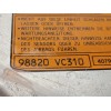 Recambio de centralita airbag para nissan patrol gr (y61) 3.0 16v turbodiesel cat referencia OEM IAM 98820VC310  4079343332