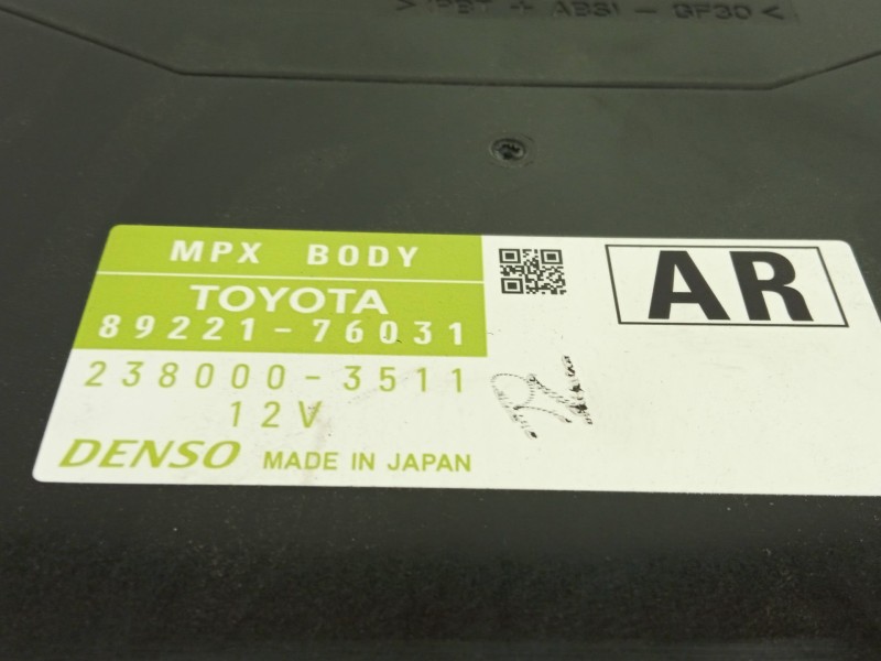 Recambio de modulo electronico para lexus ct 200h referencia OEM IAM 8922176031  2380003511