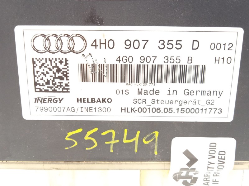 Recambio de modulo electronico para audi a4 b8 avant (8k5) 3.0 tdi quattro referencia OEM IAM 4H0907355D  