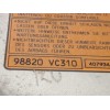Recambio de centralita airbag para nissan patrol gr (y61) 3.0 16v turbodiesel cat referencia OEM IAM 98820VC310  4079343332