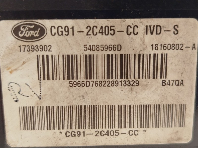Recambio de abs para ford mondeo ber. (ca2) business referencia OEM IAM CG912C405CC 17393902 54085966D