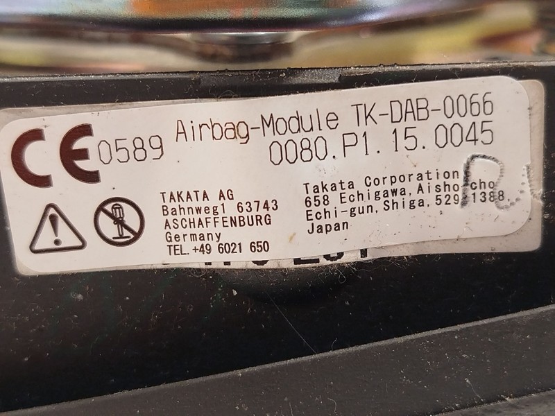 Recambio de airbag delantero izquierdo para honda jazz (ge) 1.2 cat referencia OEM IAM 77810TF0E80ZA  