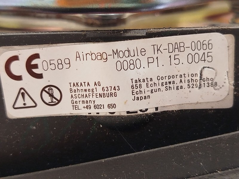 Recambio de airbag delantero izquierdo para honda jazz (ge) 1.2 cat referencia OEM IAM 77810TF0E80ZA  