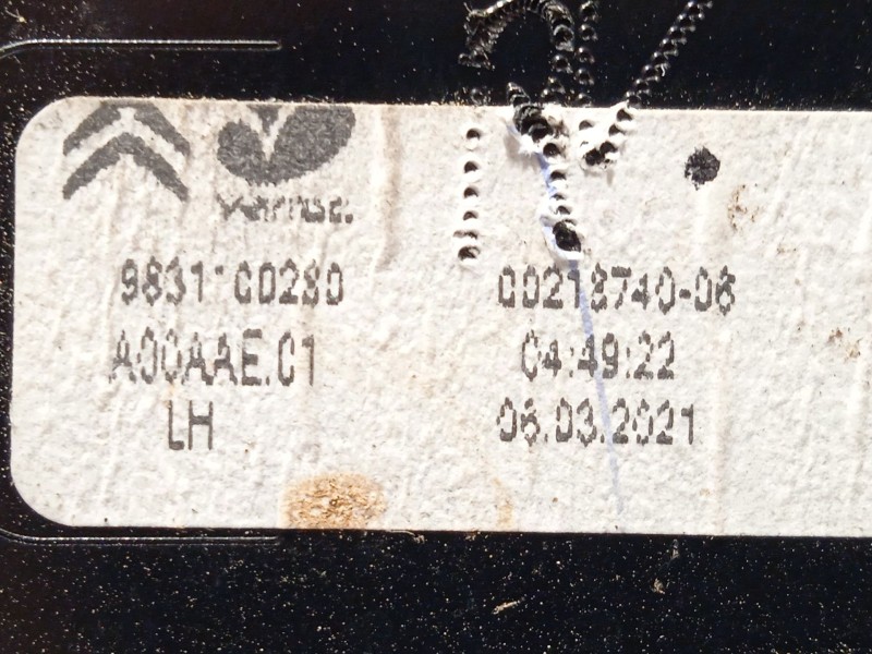 Recambio de piloto trasero izquierdo para citroën c4 iii 1.2 puretech referencia OEM IAM 9831100280  