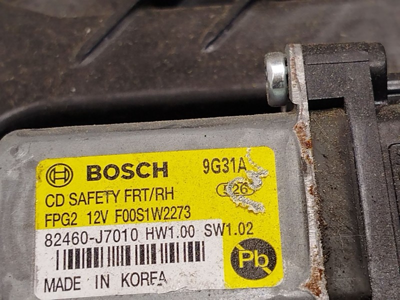 Recambio de elevalunas delantero derecho para kia xceed 1.4 tgdi cat referencia OEM IAM 82480J7010 82460J7010 F00S1W2273