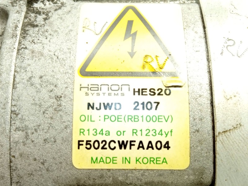 Recambio de compresor aire acondicionado para hyundai ioniq (ae) 1.6 gdi hybrid referencia OEM IAM 97701G2000  F502CWFAA04