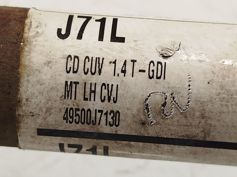 Recambio de transmision delantera izquierda para kia xceed 1.4 tgdi cat referencia OEM IAM 49500J7130  