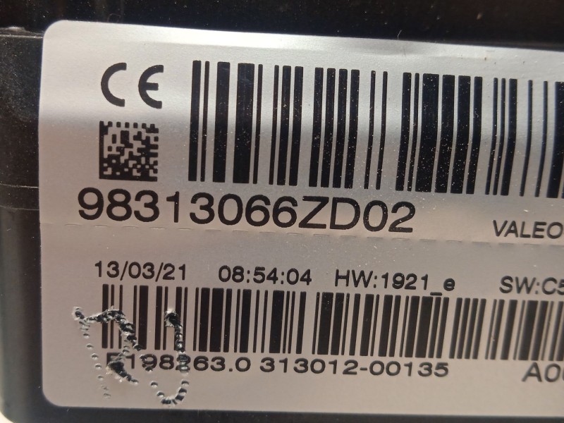 Recambio de mando intermitentes para citroën c4 iii 1.2 puretech referencia OEM IAM 98313066ZD  