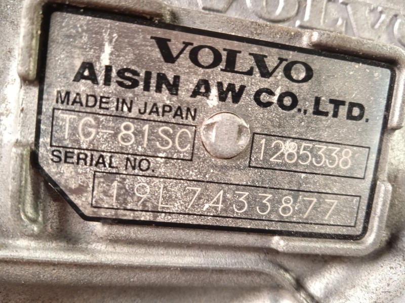 Recambio de caja cambios para volvo xc40 (536) d3 referencia OEM IAM 36011591 1285338 TG81SC