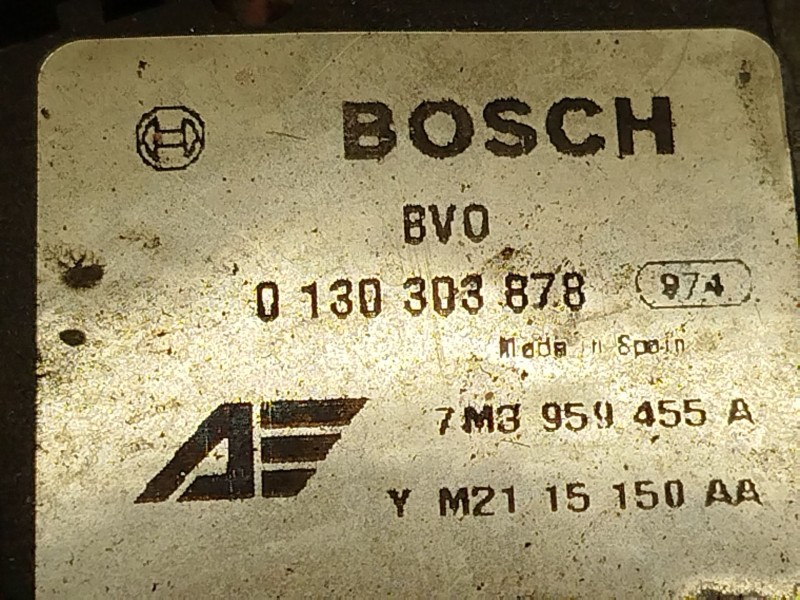 Recambio de electroventilador para seat alhambra (7v9) 1.9 tdi referencia OEM IAM 7M3121203 7M3959455A 0130303878