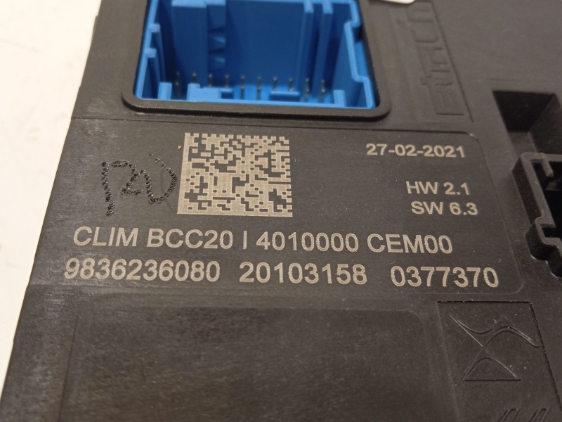 Recambio de modulo electronico para citroën c4 iii 1.2 puretech referencia OEM IAM 9836236080  