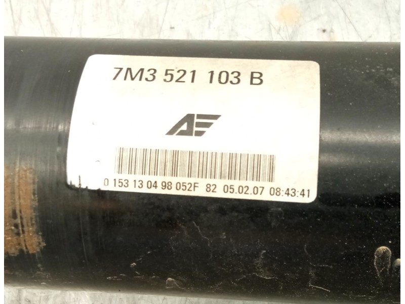 Recambio de transmision central para seat alhambra (7v9) 1.9 tdi referencia OEM IAM 7M3521103B 7M3521102 