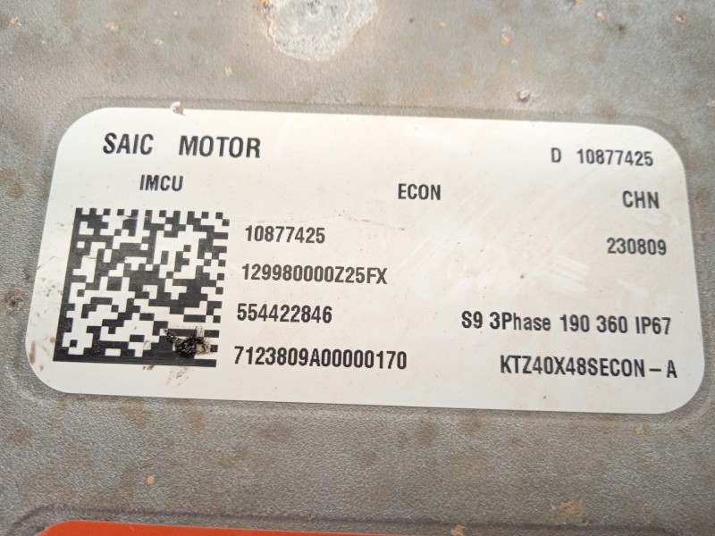 Recambio de motor completo para mg mg 4 (eh32) ev referencia OEM IAM TZ180XS0951  