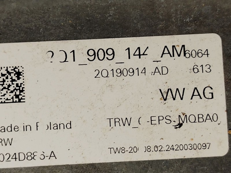 Recambio de columna direccion para seat ibiza v (kj1, kjg) 1.0 tsi referencia OEM IAM 2Q1423510DM 2Q1909144AM 