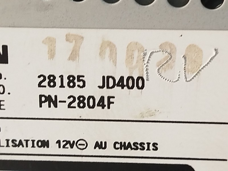 Recambio de sistema audio / radio cd para nissan qashqai i (j10, nj10) 2.0 referencia OEM IAM 28185JD400  