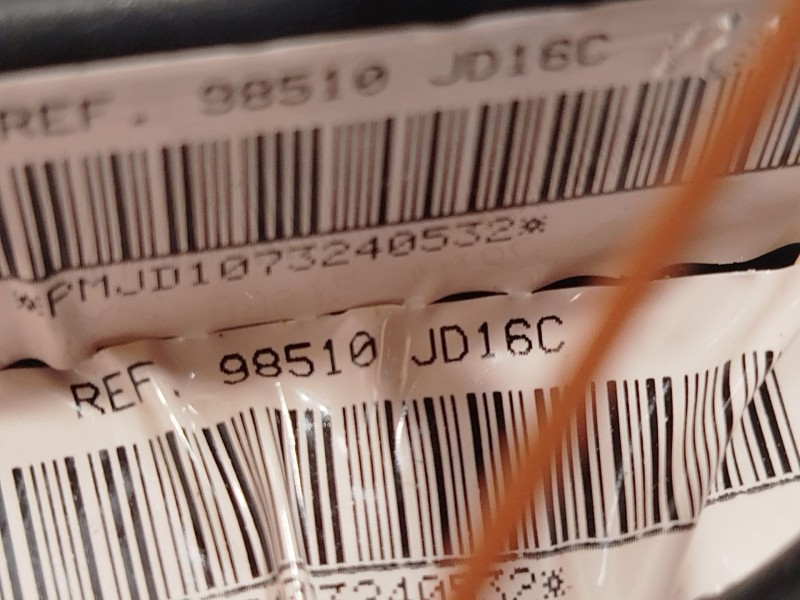 Recambio de airbag delantero izquierdo para nissan qashqai i (j10, nj10) 2.0 referencia OEM IAM 98510JD16C  