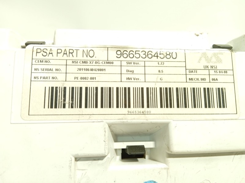 Recambio de cuadro instrumentos para citroën c5 iii (rd_) 2.0 16v referencia OEM IAM 9665364580  