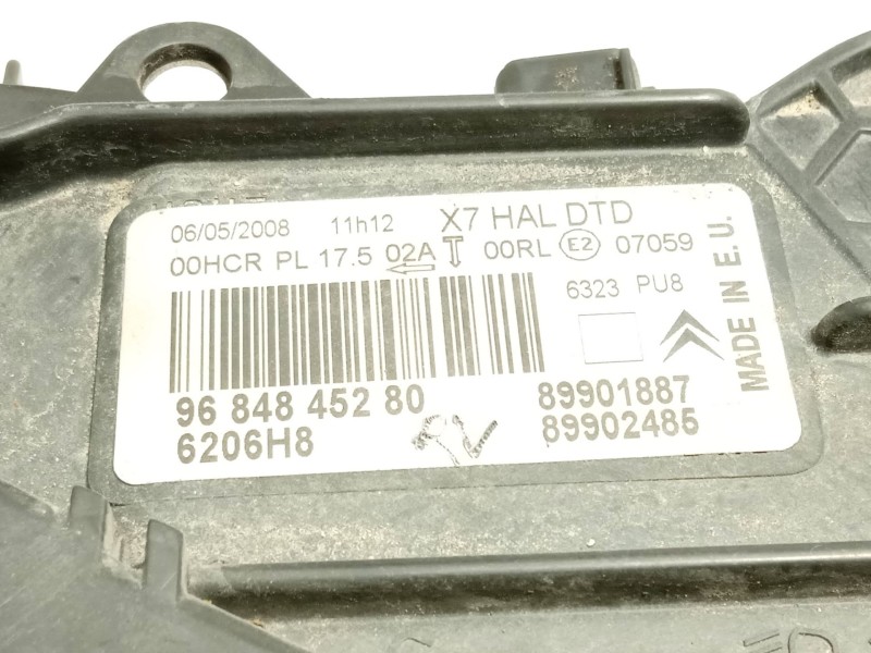 Recambio de faro derecho para citroën c5 iii (rd_) 2.0 16v referencia OEM IAM 9684845280 6206H8 