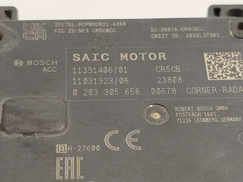 Recambio de modulo electronico para mg mg 4 (eh32) ev referencia OEM IAM 11031923 11391406 0203305656