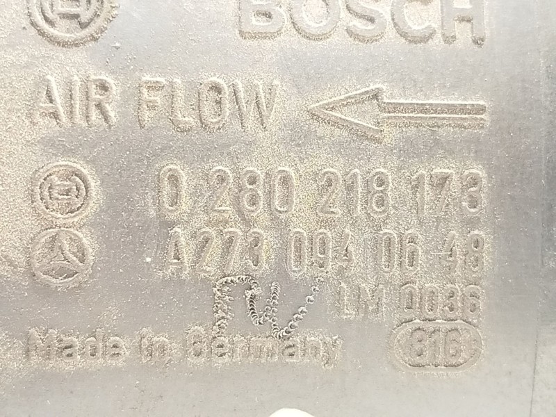 Recambio de caudalimetro para mercedes-benz clase clk (w209) coupe 350 (209.356) referencia OEM IAM A2730940648  0280218173