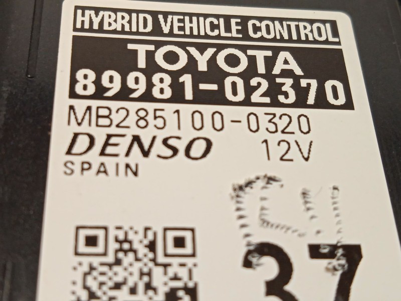 Recambio de centralita confort para toyota corolla (e21) referencia OEM IAM 8998102370  2851000320