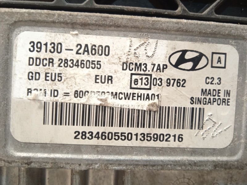 Recambio de centralita motor uce para hyundai i30 (gd) trend referencia OEM IAM 391302A600  28346055