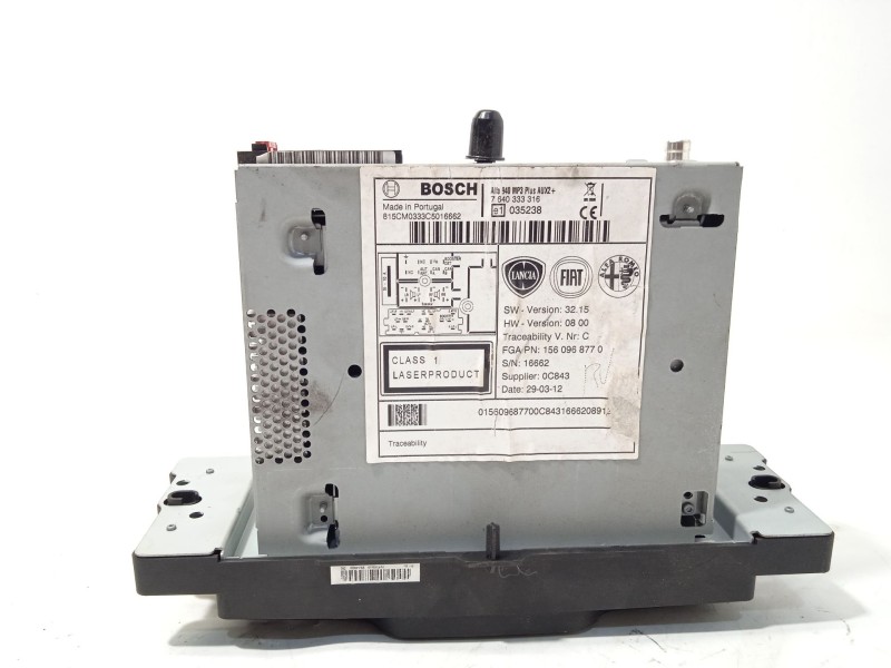 Recambio de sistema audio / radio cd para alfa romeo giulietta (191) progression referencia OEM IAM 1560968770 156096877 7640333