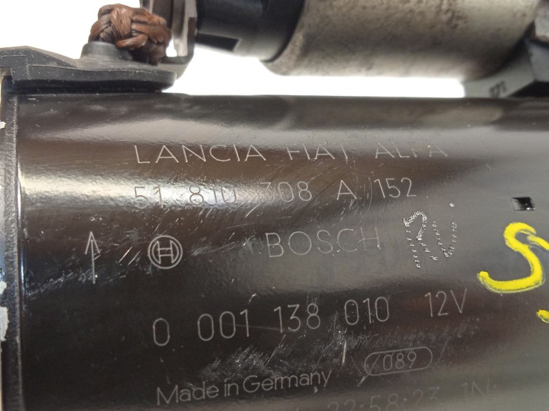 Recambio de motor arranque para alfa romeo giulietta (191) progression referencia OEM IAM 51810308  0001138010