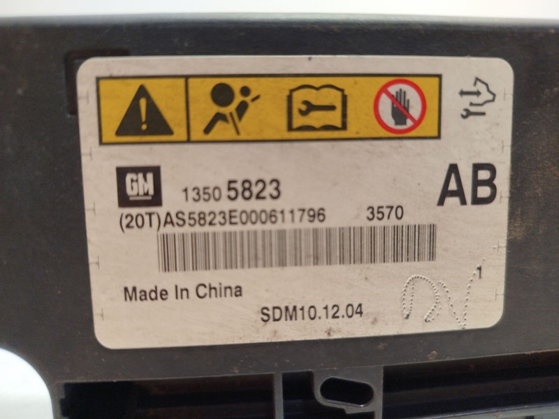 Recambio de centralita airbag para chevrolet cruze ls referencia OEM IAM 13505823  