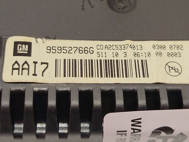 Recambio de pantalla multifuncion para chevrolet cruze ls referencia OEM IAM 95952766 95952766G A2C53374013