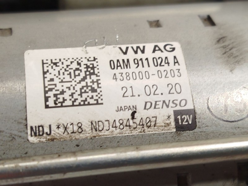 Recambio de motor arranque para seat arona style referencia OEM IAM 0AM911024A  4380000203